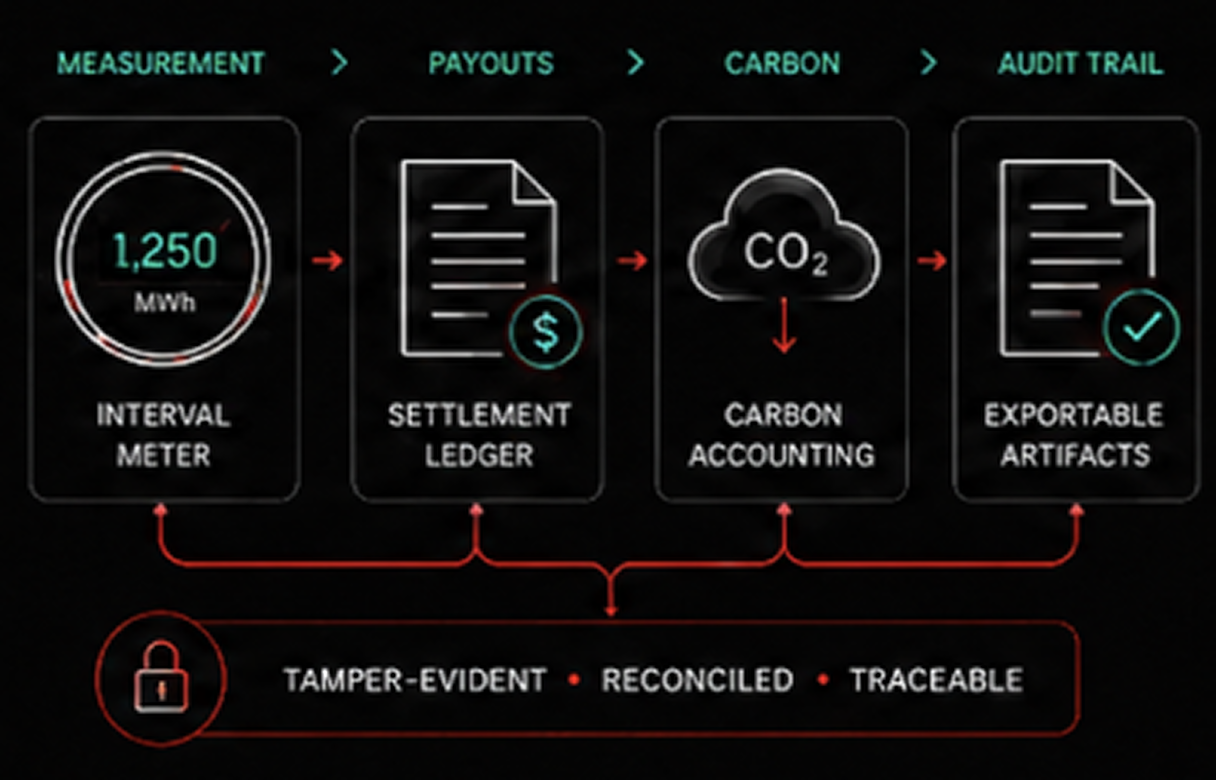 Every kilowatt is auditable