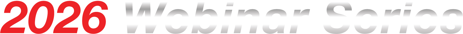 2026 Webinar Series logo