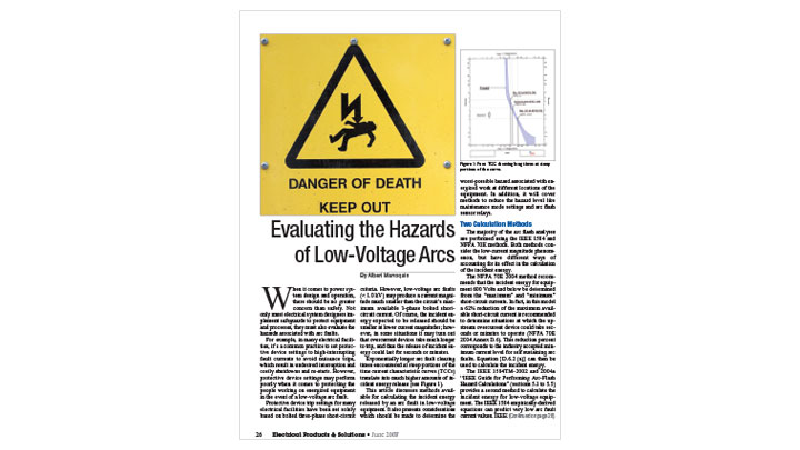 Evaluating the Hazards of Low-Voltage Arcs