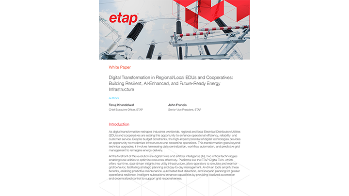 Digital Transformation in EDUs and Co-ops: Building Resilient, AI-Enhanced, and Future-Ready Energy Infrastructure