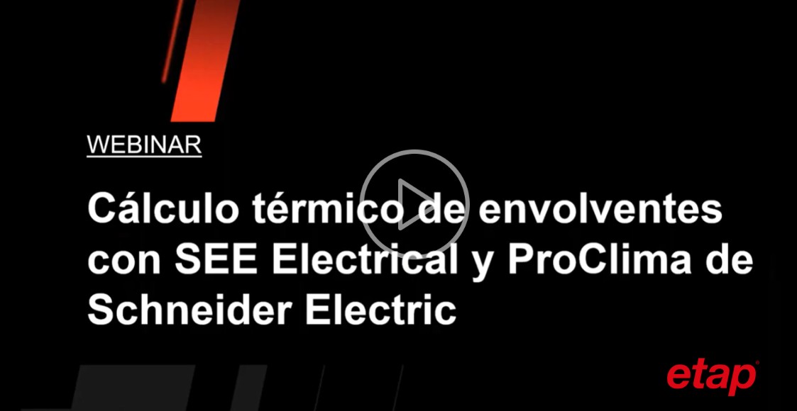 C��lculo de envolventes con SEE Electrical y Proclima de Schneider Electric