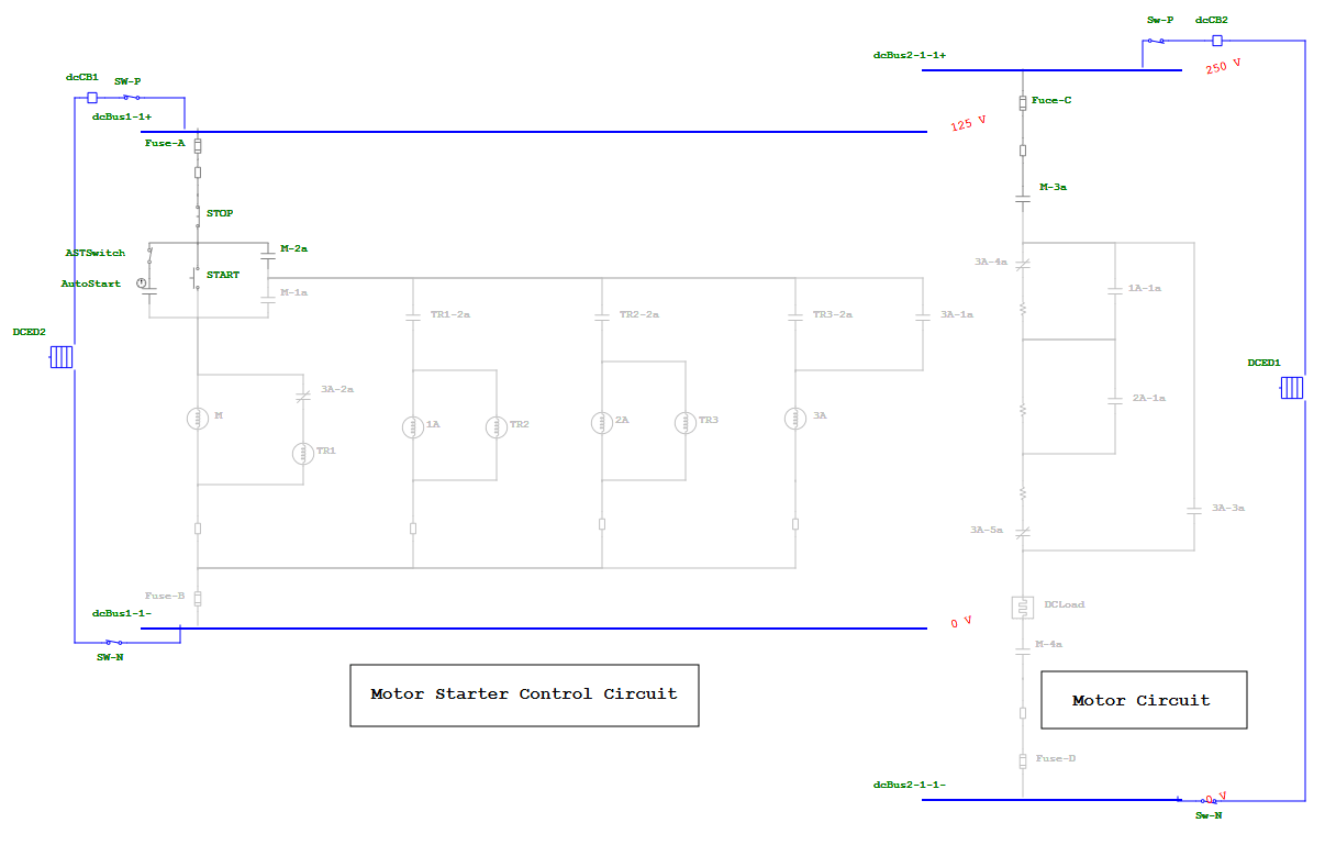 DC Control Systems Diagram