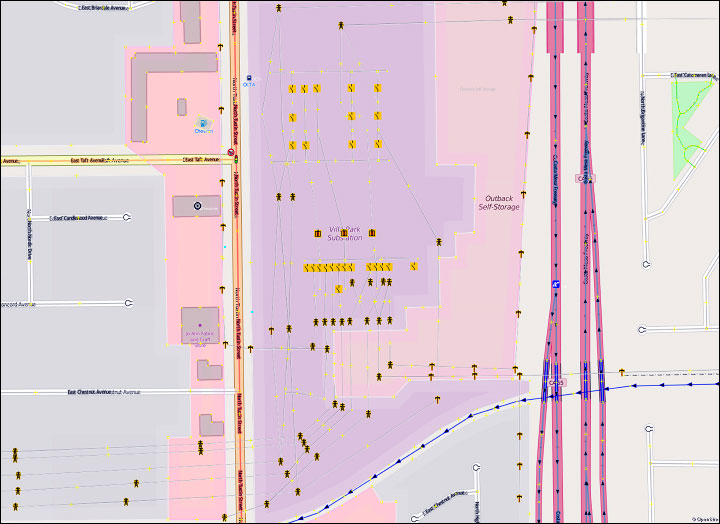 Geospatial Transmission Electrical Diagram GIS