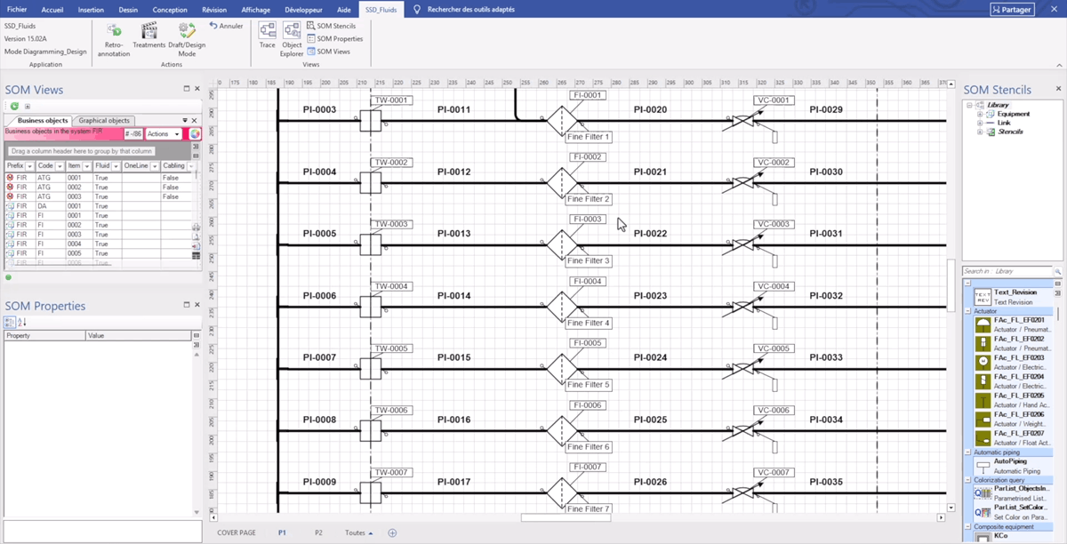 Graphical View of SEE System Design Fluid Module