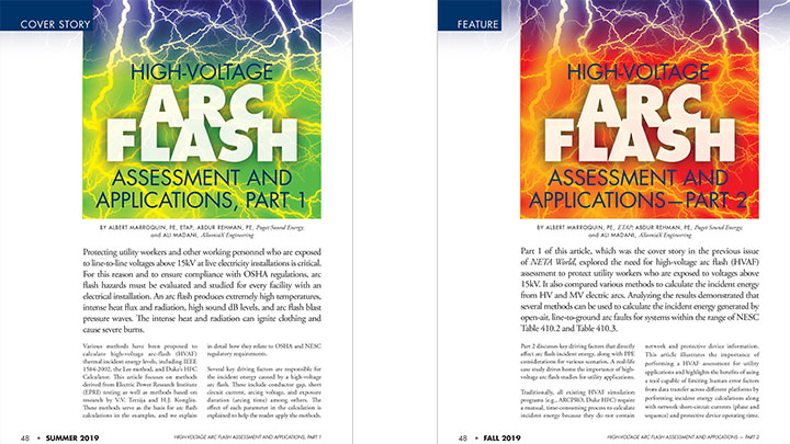 High Voltage Arc Flash Assessment and Applications