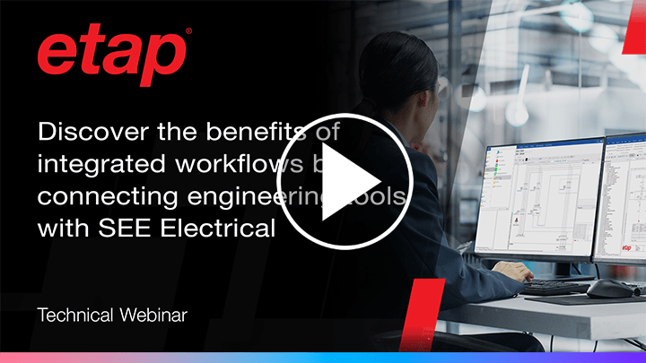 ??Discover the benefits of integrated workflows by connecting engineering tools with SEE Electrical?