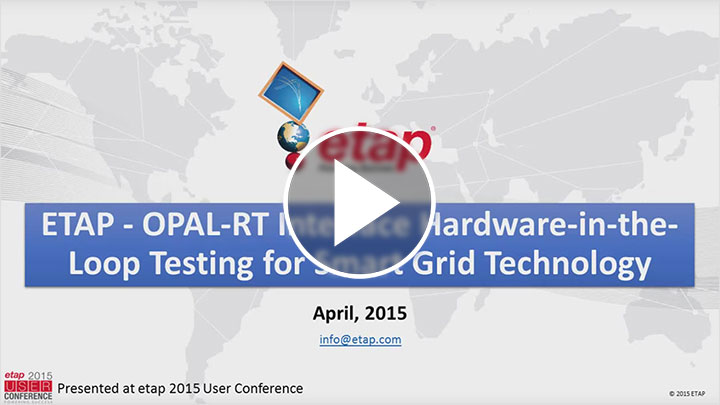 ETAP - Interfaz OPAL-RT