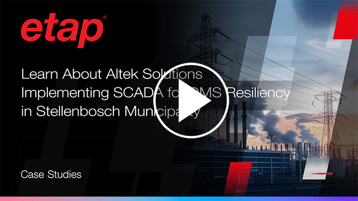 SCADA と DMS のレジリエンス向上のための Altek Solutions の導入事例を、南アフリカのステレンボッシュ自治体から学びましょう。