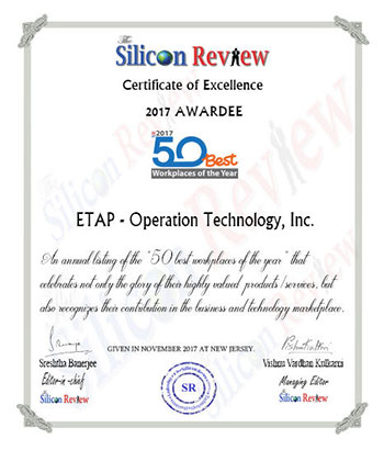 Silicon Review certificate