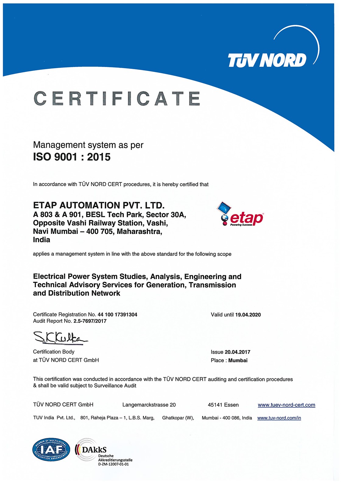 ETAP AUTOMATION PVT LTD